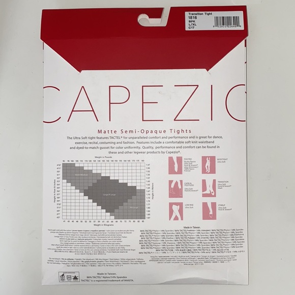 CAPEZIO Ultra Soft Matte Semi-Opaque Transition Tights in Ballet Pink - Picture 2 of 11